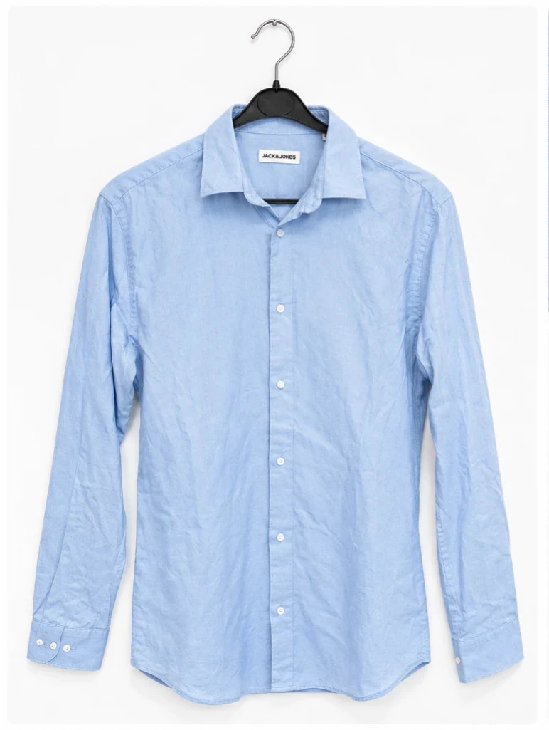 Chemise Jack & Jones bleu clair – coupe ajustée – taille S